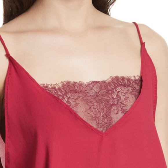 Free People Intimately Raspberry Lace Camisole NWT - Picture 5 of 6